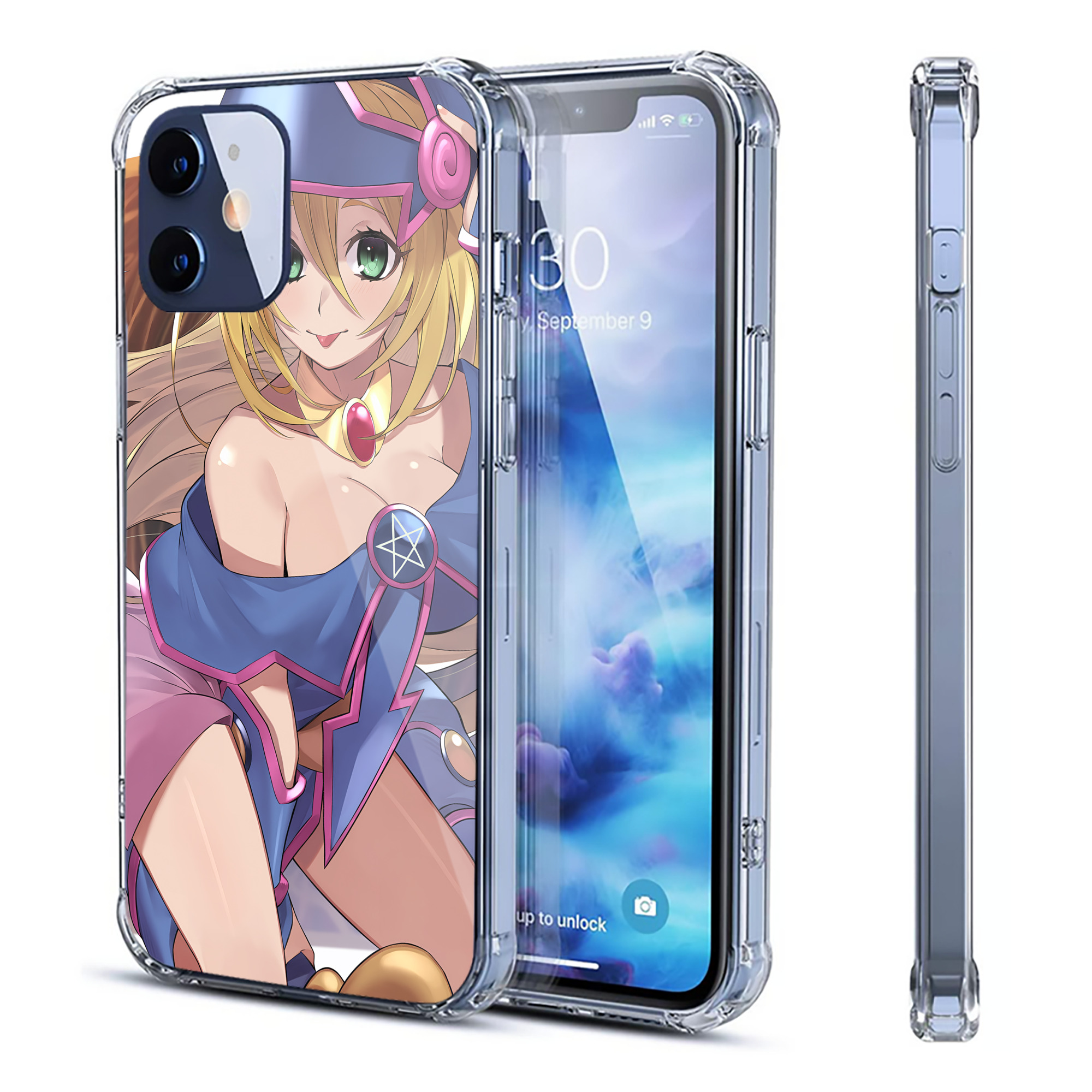（画像用） 遊☆戯☆王 Yu-Gi-Oh! 【iPhone 12シリーズ対応】透明スマホケース（クリアソフトケース）